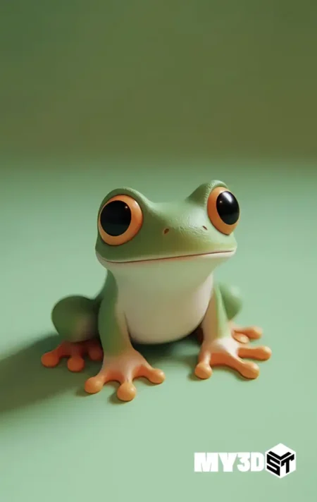 Baby Frog STL 3D Print Model