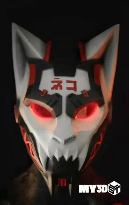 CyberCat mask stl