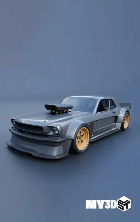 Ford Hoonicorn Mustang 1/24 STL 3D Print Model