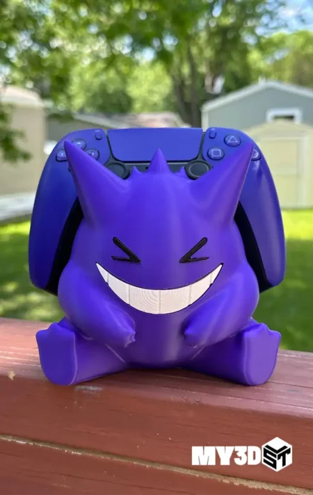 Gengar PlayStation Controller Holder STL 3D Print Model