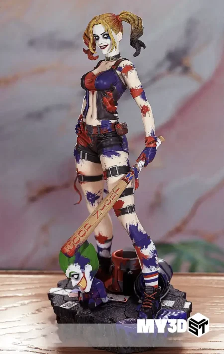 Harley Quinn STL 3D Print Model