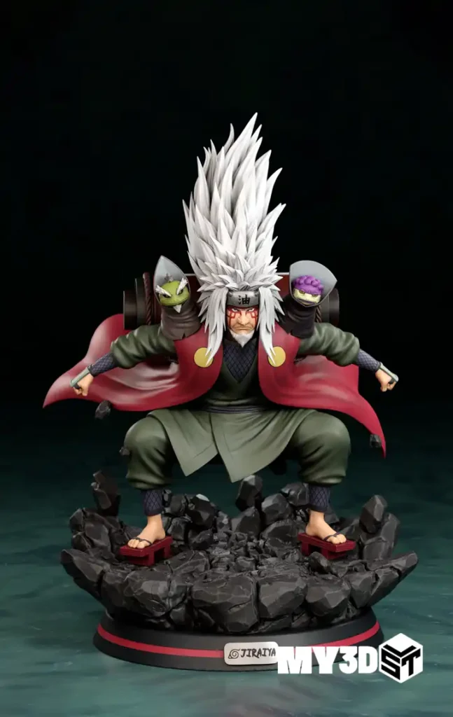 Jiraiya naruto STL 3D Print Model - MY3DSTL