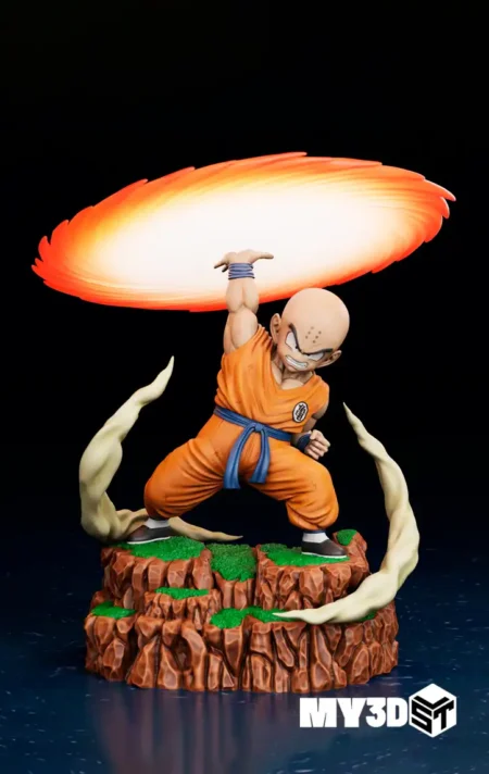 Krillin Dragon Ball STL 3D Print Model