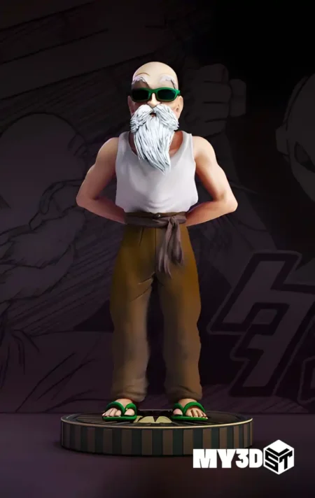 Master Roshi Dragon ball STL 3D Print Model