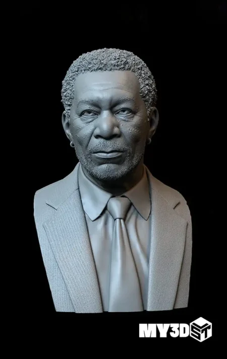 Morgan Freeman Bust stl