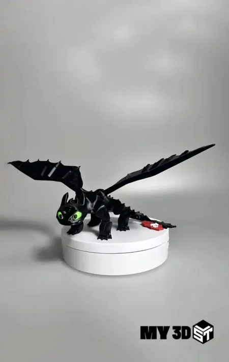 Night Fury STL 3D Print Model