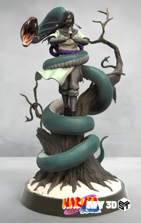 Orochimaru Naruto STL 3D Print Model