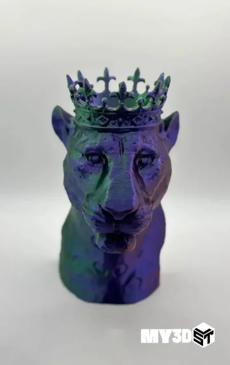 Panther Crown STL 3D Print Model