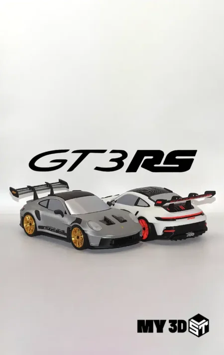 Porsche 911 2016 GT3RS STL 3D Print Model