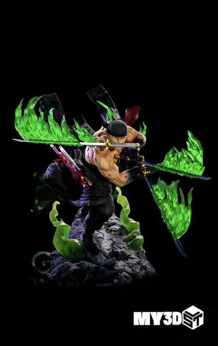 Roronoa Zoro one piece STTL 3D Print Model