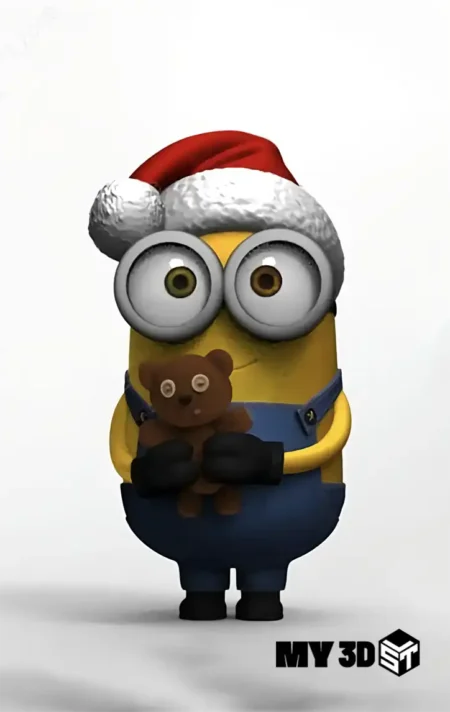 Santa Hat Minion STL 3D Print Model