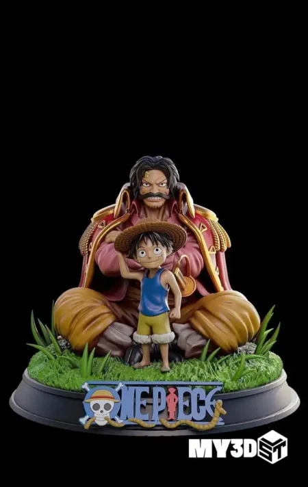 Gold D.Roger x Luffy One Piece stl