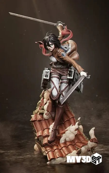 Mikasa Ackerman Attack on Titan stl