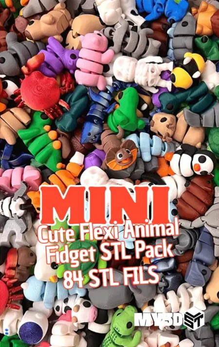 Mini cute Flexi Animal Fidget stl