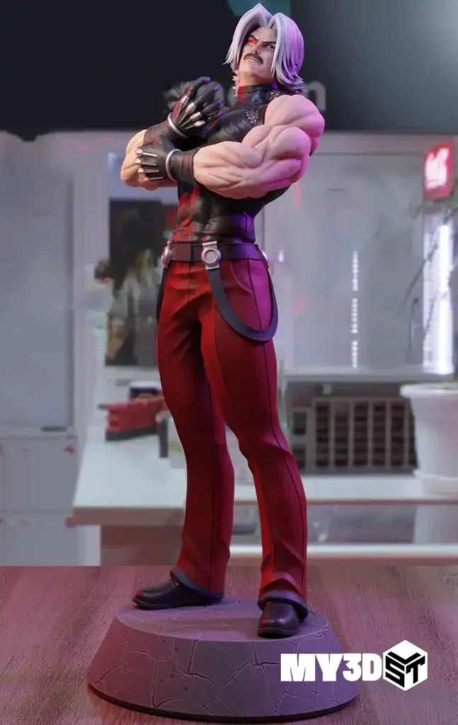 Rugal the king of fighters STL 3D Print Model - MY3DSTL