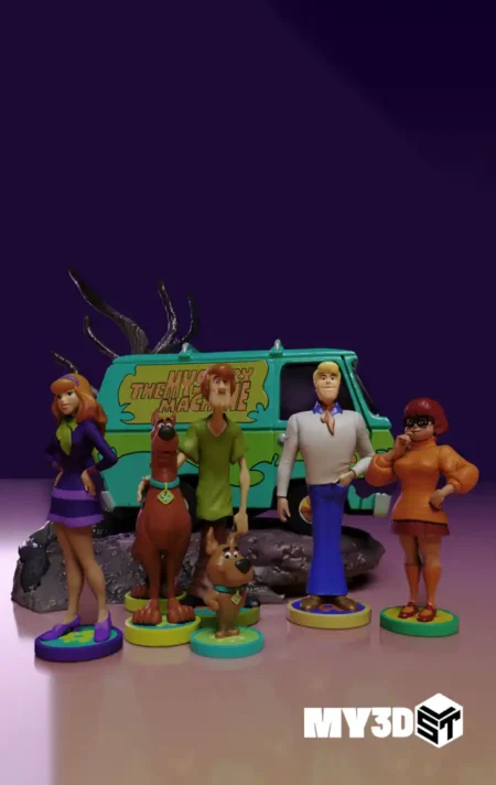 Scooby-Doo Gang stl