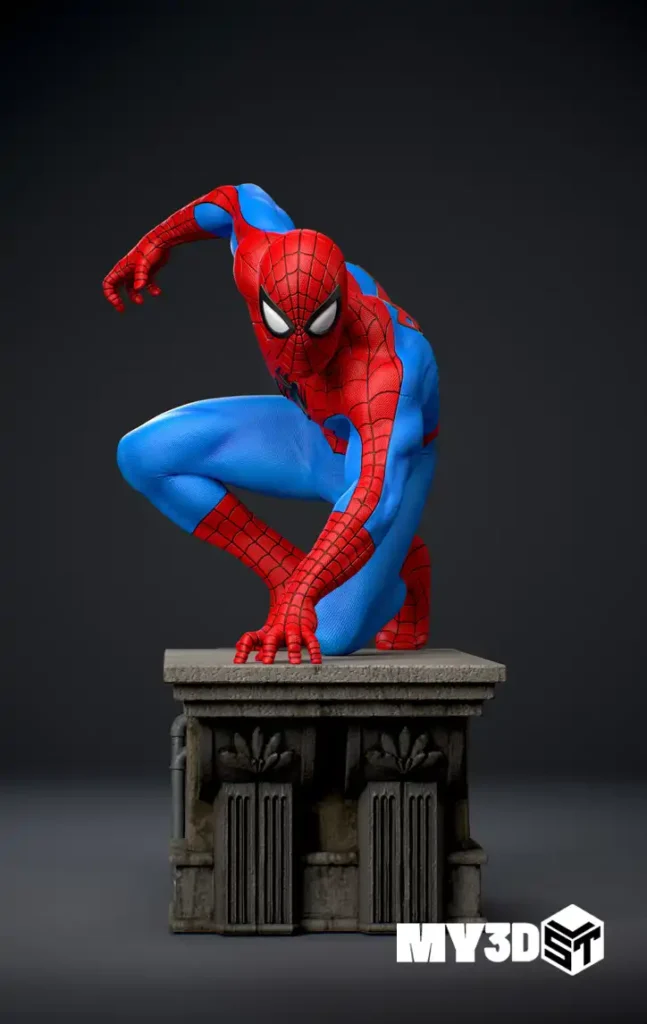 Spider Man STL 3D Print Model - MY3DSTL