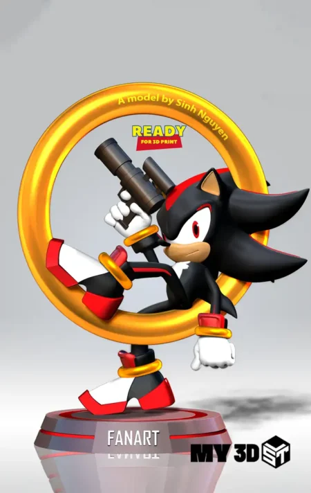 Shadow the Hedgehog stl