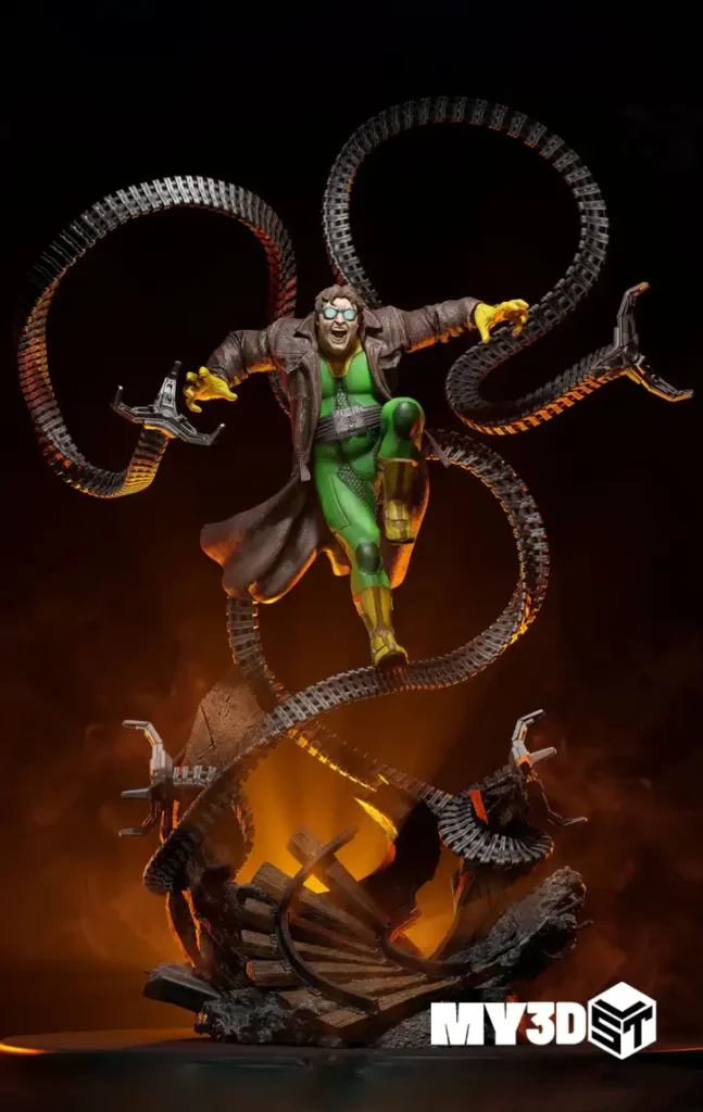 Doctor Octopus Spiderman STL 3D Print Model - MY3DSTL