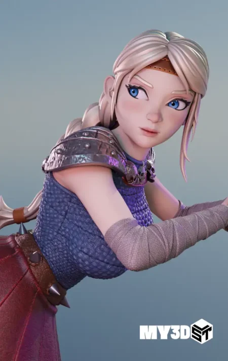 Astrid Dragon Trainer STL 3D