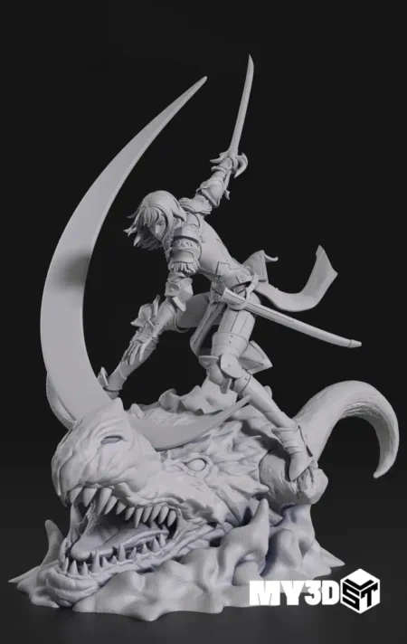 Cha Hae-In Solo Leveling STL 3D