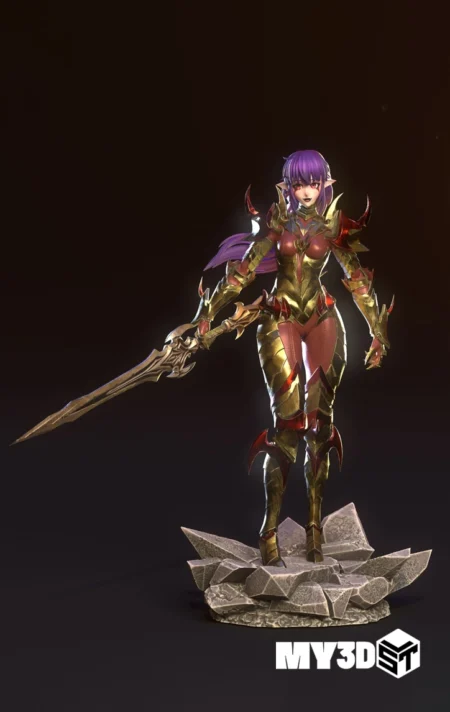 Esil Radiru Solo Leveling STL 3D