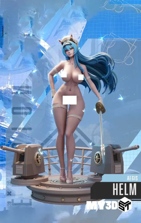 Helm NSFW STL 3D