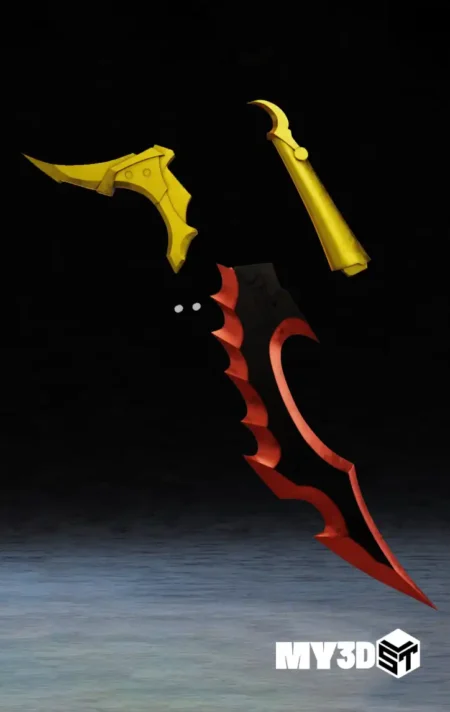 Knight Killer Dagger STL 3D