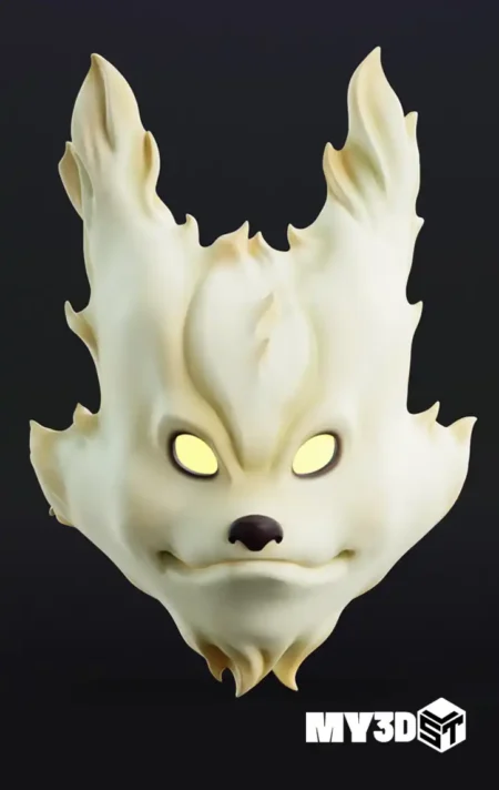 Kurama Mask STL 3D