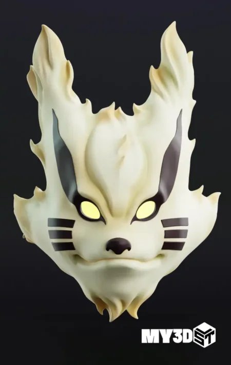 Kurama Mask STL 3D