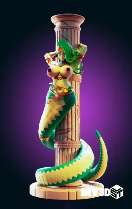 Medusa Snake NSFW STL 3D