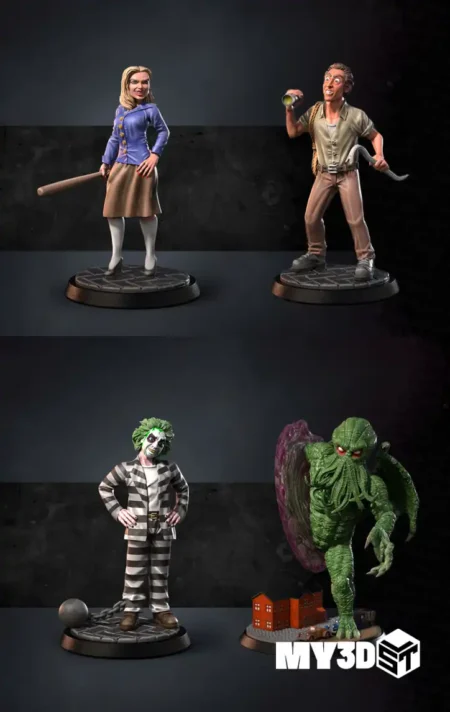 Miniatures for Horror Games STL 3D