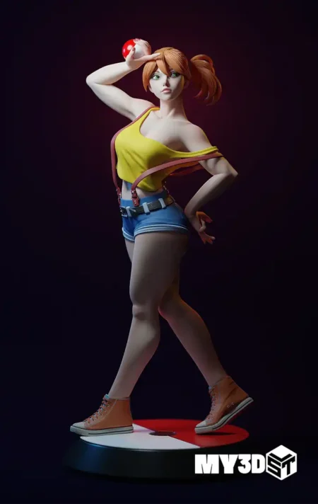 Misty Pokémon NSFW STL 3D
