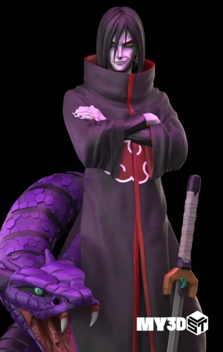 Orochimaru Akatsuki STL 3D