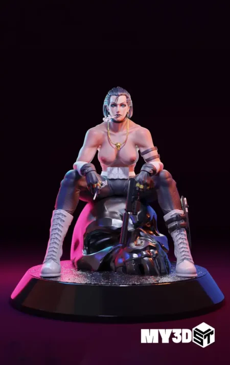 Punisher Female NSFW STL 3D