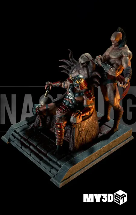 Shao Kahn and Goro STL 3D