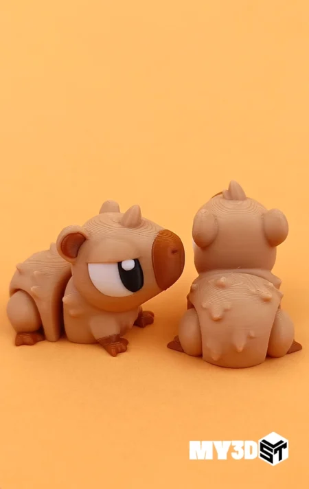 Baby Capybara STL 3D