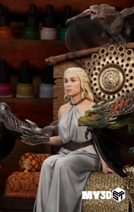 Daenerys Targaryen STL 3D