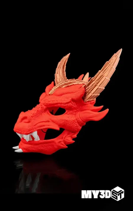 Dragonborn Mask STL 3D