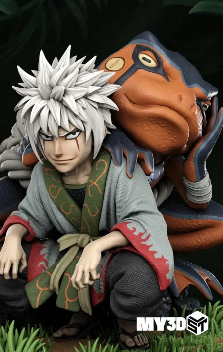 Jiraiya Naruto STL 3D