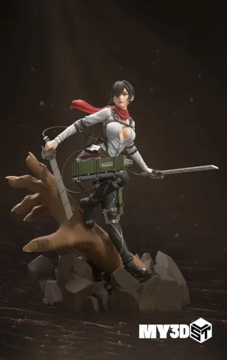 Mikasa Ackerman STL 3D