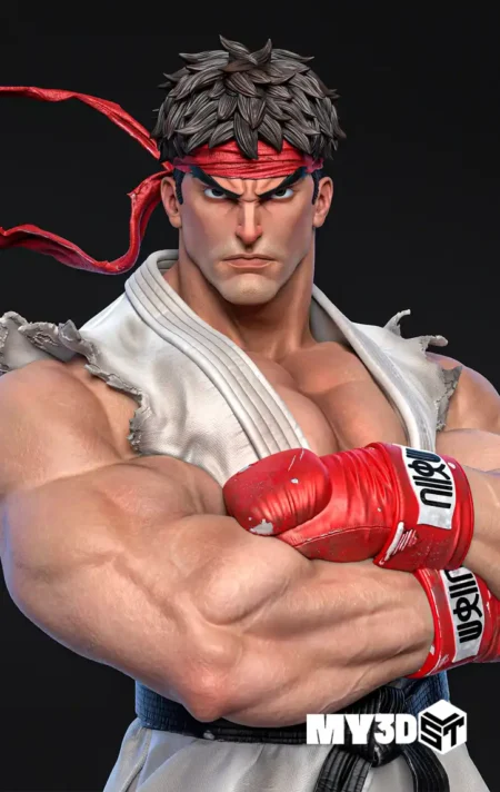 Ryu Street Fighter STL 3D