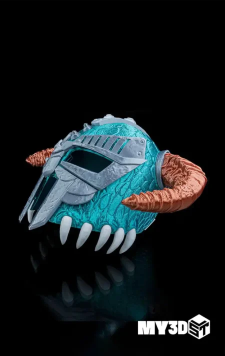 Scaled Barbarian Helmet STL 3D