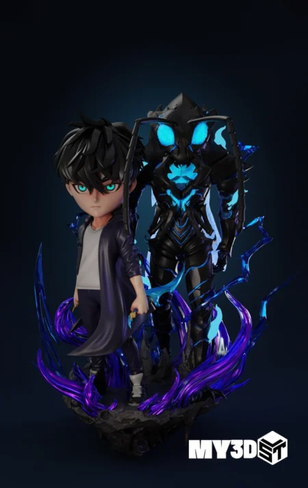 Sung Jinwoo and Beru STL 3D