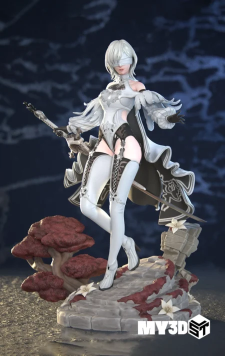 YoRHa No2 Type B STL 3D