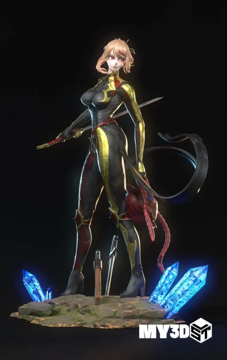 Cha Hae-In Solo Leveling STL 3D