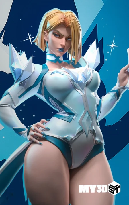 Emma Frost X-Men STL 3D