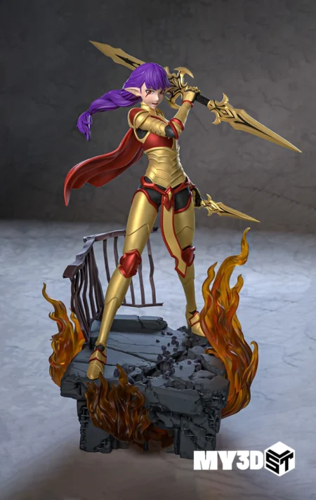 Esil Radiru Solo Leveling STL 3D