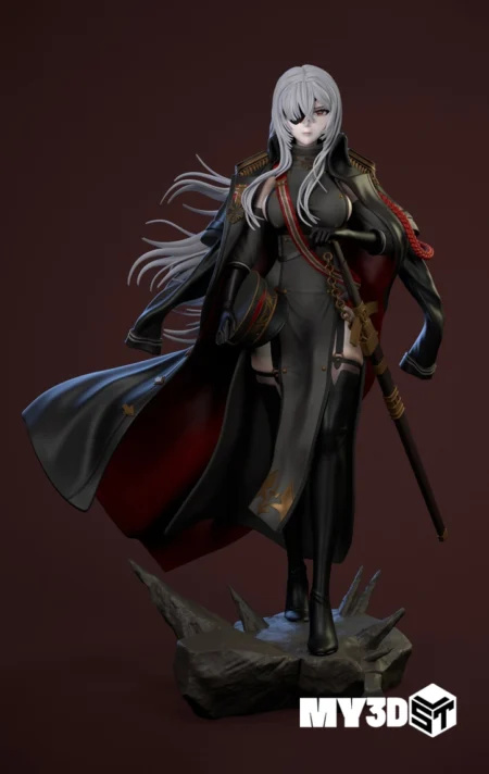 Fritz Rumey Azur Lane STL 3D