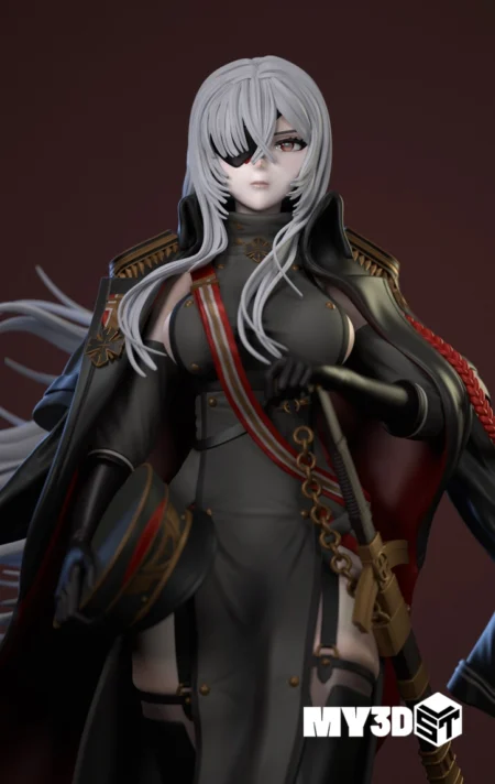 Fritz Rumey Azur Lane STL 3D